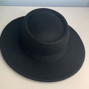 Western Felted Gambler Hat with Hat Band